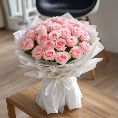 Petals Like Poetry: A Blush of Pink Rose Romance