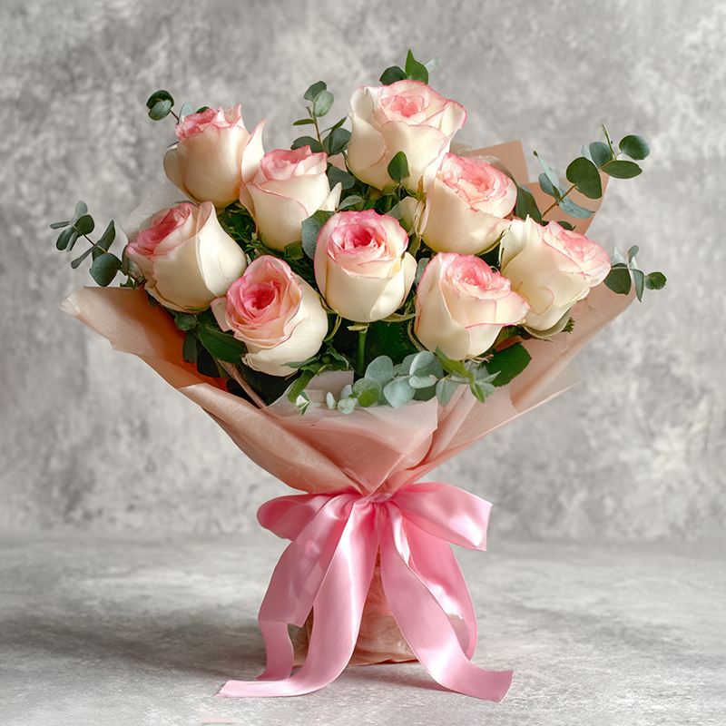 What should I write on a flower basket for a grand opening in Palm Beach?